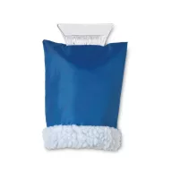 Curatitor de gheata cu manusa, Plastic, blue