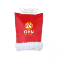 Curatitor de gheata cu manusa, Plastic, red
