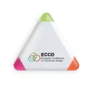 Evidentiator triunghiular, Plastic, white