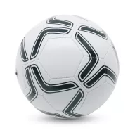   Minge de fotbal din pvc, marime 5, Everestus, MF01, alb, negru