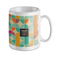 Cana pentru sublimare, Ceramics, white