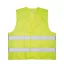 Vesta de siguranta din poliester cu dungi reflectorizante, Everestus, VE02, galben