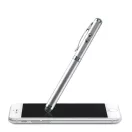 Pix laser si varf touch screen, Everestus, ILE13, aluminiu, argintiu mat