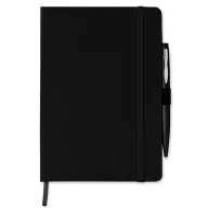   Agenda A5 cu pagini dictando, coperta cu elastic, Everestus, AG13, hartie, negru