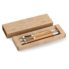 Set din pix si creion bambus, Bamboo, wood