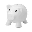 Pusculita porc din pvc si abs, 90x70x70 mm, Everestus, MBP08, plastic, alb