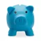 Pusculita porc din pvc si abs, 90x70x70 mm, Everestus, MBP07, plastic, turcoaz