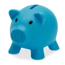 Pusculita porc din pvc si abs, 90x70x70 mm, Everestus, MBP07, plastic, turcoaz