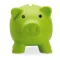 Pusculita porc din pvc si abs, 90x70x70 mm, Everestus, MBP04, plastic, verde lime