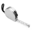 Metru 2M, materiale multiple, matt silver