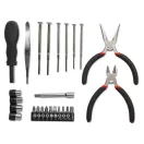 Set de scule in cutie aluminiu, fier, Everestus, SS2, negru
