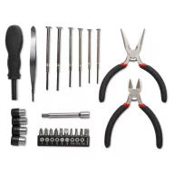 Set de scule in cutie aluminiu, fier, Everestus, SS2, negru