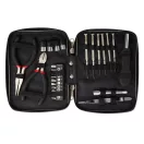 Set de scule in cutie aluminiu, fier, Everestus, SS2, negru
