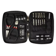 Set de scule in cutie aluminiu, fier, Everestus, SS2, negru