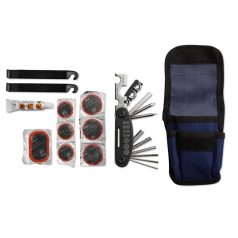   Set pentru reparat bicicleta, Everestus, AR01, poliester 600D, albastru