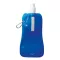 Sticla de apa pliabila, Plastic, transparent blue
