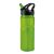 Sticla sport cu pai 600 ml, fara BPA, Everestus, NA04, plastic, transparent, verde lime