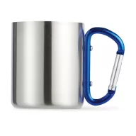 Cana cu perete dublu, otel inoxidabil, blue