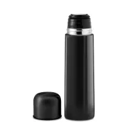   Termos 500 ml, perete dublu, Everestus, 20IAN2514, Negru, Otel