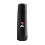   Termos 500 ml, perete dublu, Everestus, 20IAN2514, Negru, Otel