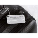 Eticheta pentru valiza, aluminiu, matt silver