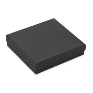   Set business, pix, breloc si suport carti de vizita, 17x16x3.3 cm, Metal, Poliuretan, Everestus, PI7, negru