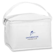   Geanta termoizolanta pentru 6 doze, poliester, Everestus, AGTF70, alb