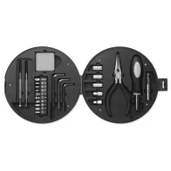 Set 25 unelte, plastic, metal, Everestus, SS1, negru