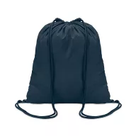   Saculet cu snur, 2410E23056, Everestus, 37 x 41 cm, Bumbac, Albastru marin francez