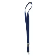   Lanyard cu agatatoare metalica, 2x89 cm, Everestus, 20SEP1344, Poliester, Albastru