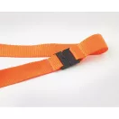 Lanyard cu agatatoare metalica, 2x89 cm, Everestus, 20SEP1348, Poliester, Portocaliu