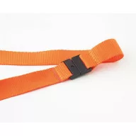   Lanyard cu agatatoare metalica, 2x89 cm, Everestus, 20SEP1348, Poliester, Portocaliu