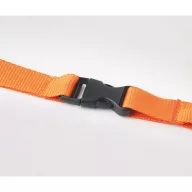   Lanyard cu agatatoare metalica, 2x89 cm, Everestus, 20SEP1348, Poliester, Portocaliu