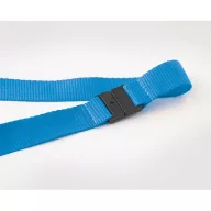   Lanyard cu agatatoare metalica, 2x89 cm, Everestus, 20SEP1351, Poliester, Turcoaz