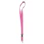 Lanyard cu agatatoare metalica, 2x89 cm, Everestus, 20SEP1345, Poliester, Fuchsia