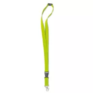   Lanyard cu agatatoare metalica, 2x89 cm, Everestus, 20SEP1347, Poliester, Verde