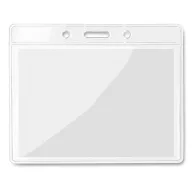   Suport ecuson, 10x8 cm, Everestus, 20SEP1282, PVC, Transparent