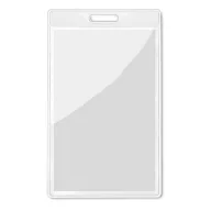   Suport ecuson, 7.5x12.5 cm, Everestus, 20SEP1283, PVC, Transparent