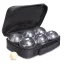 Joc cu 6 bile metalice, in husa, 22x6x15 cm, Poliester 600D, Metal, Everestus, JD1, negru