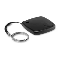   Breloc cu dispozitiv anti pierdere, Everestus, KR0317, plastic, negru