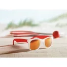 Ochelari de soare clasici, Everestus, OSSG046, plastic, rosu