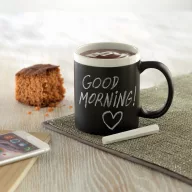 Cana pentru scriere cu creta, Ceramics, white