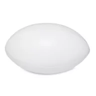   Jucarie antistres Minge de Rugby, Everestus, ASJ026, poliuretan, alb
