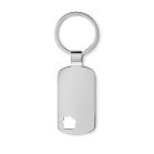 Breloc casa, Everestus, KR0212, metal, argintiu