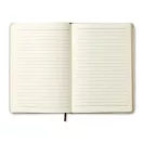 Agenda A5 cu pagini dictando, coperta cu elastic, 21x14.5x1.4 cm, Everestus, AG19, Panza, bej