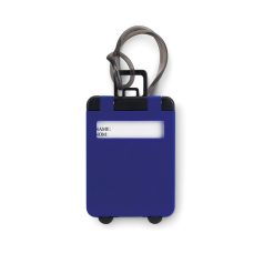 Eticheta bagaj din plastic, royal blue