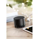 Boxa rotunda Bluetooth, materiale multiple, black