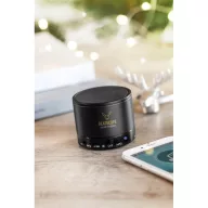 Boxa rotunda Bluetooth, materiale multiple, black