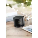 Boxa rotunda Bluetooth, materiale multiple, black