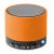 Boxa rotunda Bluetooth, materiale multiple, orange